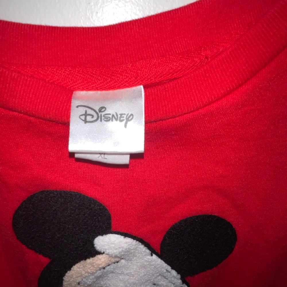 Disney Mickey Mouse Red Raised Patch Sweatshirt C… - image 6